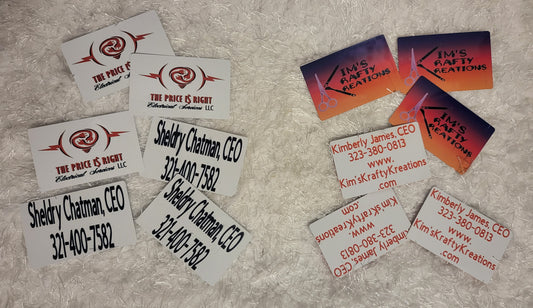 Metal business cards